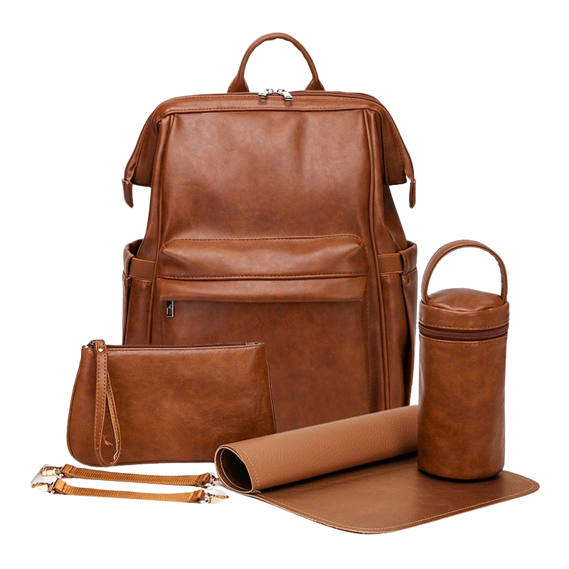 MyBambini's Leather Diaper Bag™